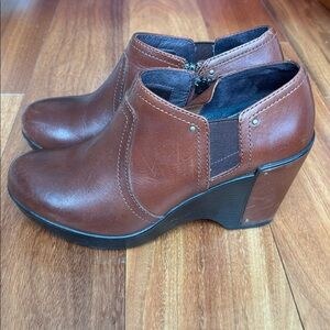 Dansko leather booties